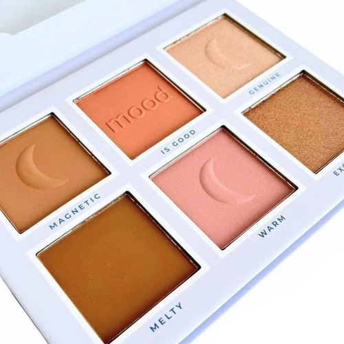 Paleta De Pó, Blush E Iluminador Feels Mood Ruby Rose