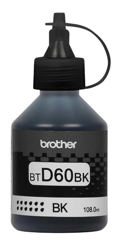 Botella De Tinta Brother Btd60bk Negra Original