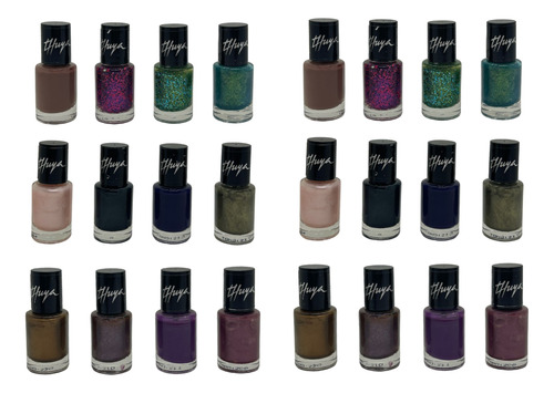 Kit 24 Esmaltes De Uñas Thuya Hollywood Surtidos Al Azar