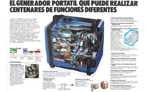 Imagen 5 de 6 de Generador Yamaha Ef1000