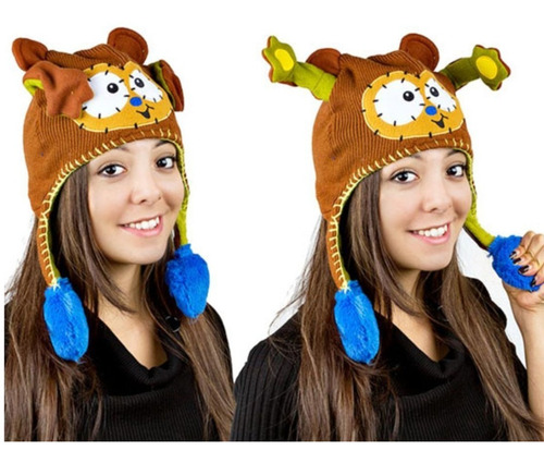 ¡ Sombrero Divertido Gorro Hat Flipper Monkey Mono Café !!