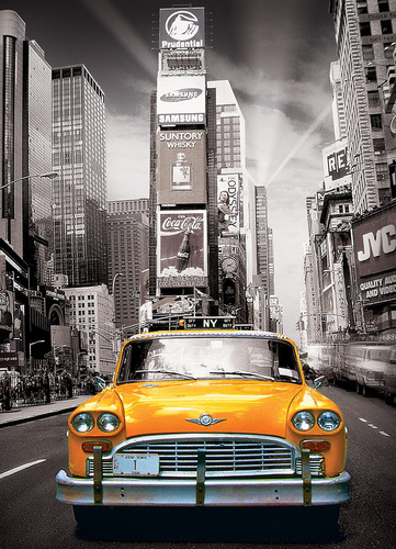 Taxi Amarillo New York Rompecabezas 1000 Pz Eurographics 