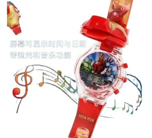 Relojes Infantiles Digital Personajes Con Luz Y Sonido