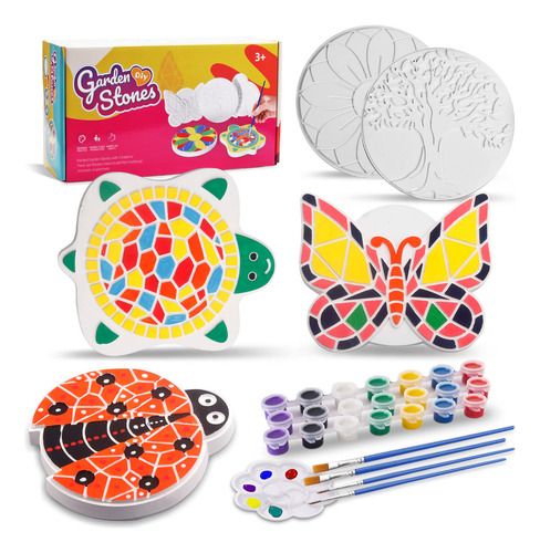Pinta Tus Propias Piedras Kit De Manualidades Para Niños