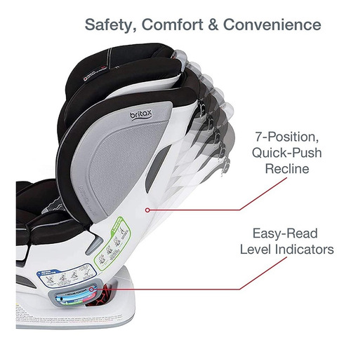 Imagen 5 de 8 de Silla Para Carro Britax Advocate Clicktight 0m+ 7 Posiciones