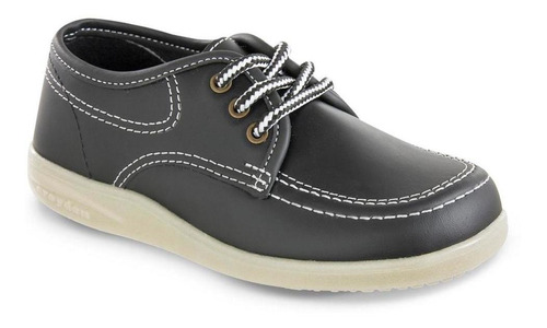 Imagen 1 de 6 de Zapatos Colegiales Bachiller Negro Para Niños Croydon