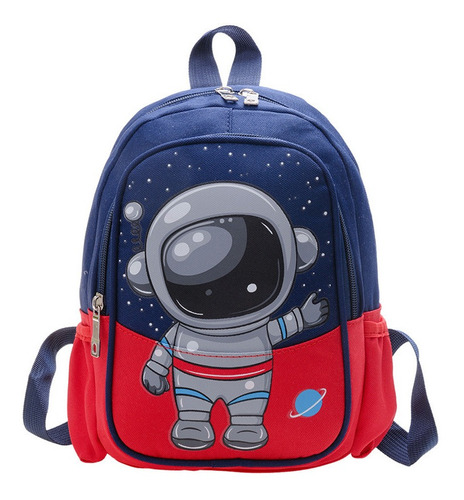 Mochila Infantil Astronauta - Azul