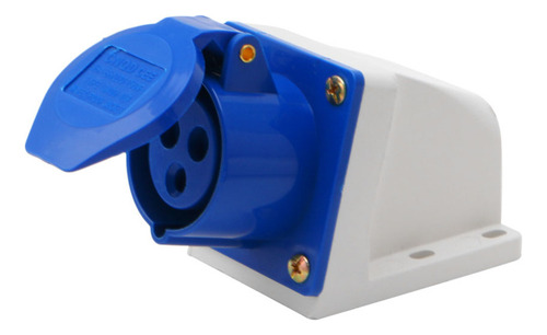Enchufe Industrial Amp De 3 Pines, 220-250 V, Resistente A L