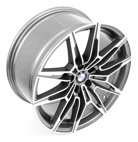 Rodas 19 Bmw M3 G80 Competition 2022 5x112 320i 330i G20 Cor Grafite Com Diamantado