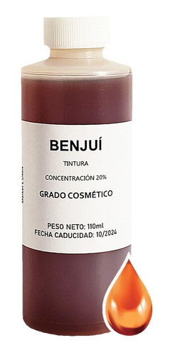 Tintura De Benjuí Pura Uso Cosmetico - 110ml