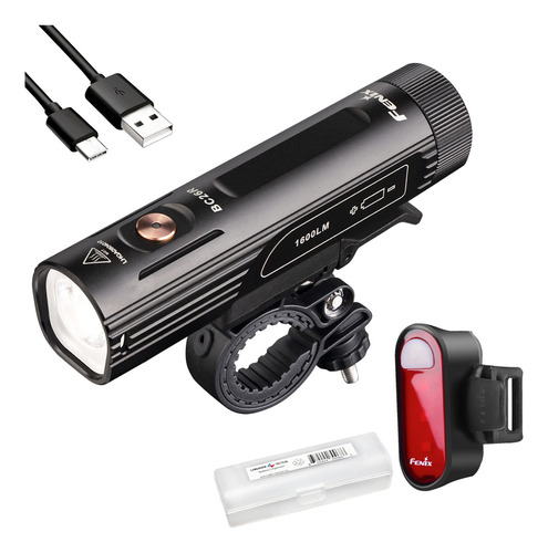 Paquete De Fenix Bc26r - Luz De Bicicleta Recargabl. Color Negro