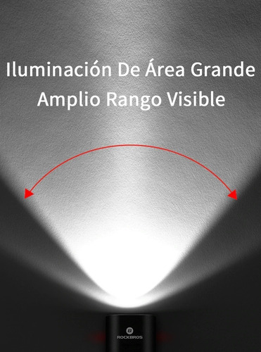 Luz Delantera De 3 Modos- 200 Lúmenes Rockbros