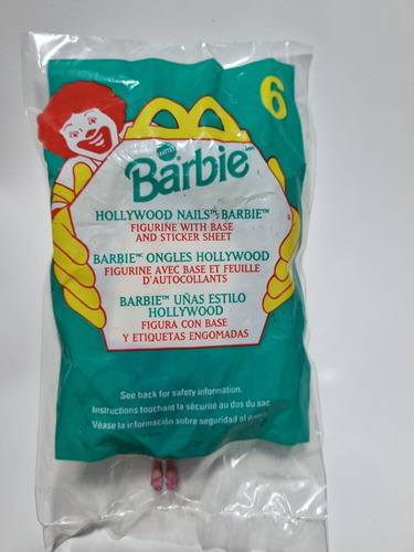 Barbie Mcdonalds Uñas Estilo Hollywood De 1999, 11 Cm (Usado)