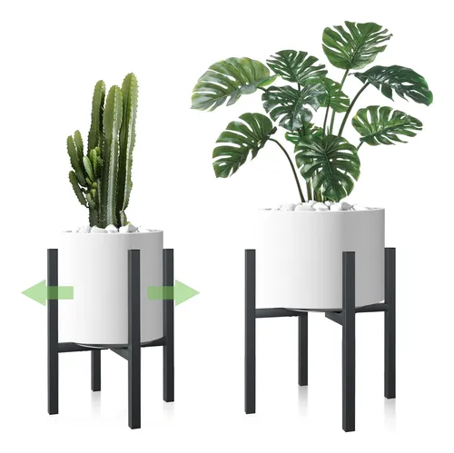 comprar 2pz Bases Para Maceteros De Herreria Ajustable Porta Macetas