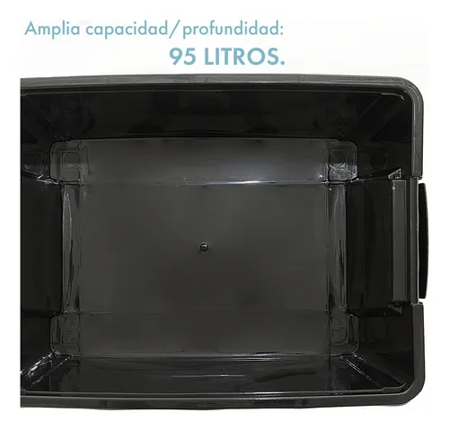 Caja Organizador Life Box 95lts De Plástico Gardenlife