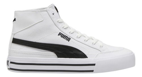 Tenis Puma Casual Court Classic Vulc Mid Hombre Blanco