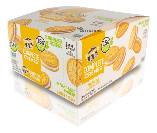 Galletas Lenny And Larry's Vainilla 12 Packs Tipo Oreo