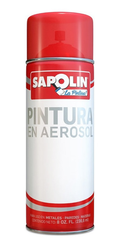 Pintura En Aerosol Sapolin 8 Oz Altas Temperaturas   