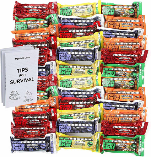 Millennium Energy Bars Assorted Flavors Including Emergency