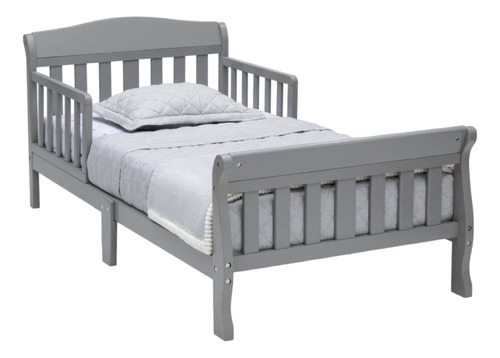 Cama Infantil Individual Niño Cuna Bebe Gris Delta Children®