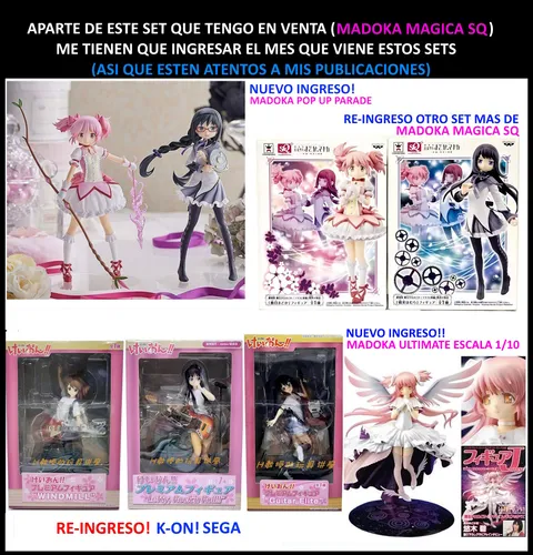 Figuras Anime Madoka Kaname Y Homura Akemi - Sq - Banpresto
