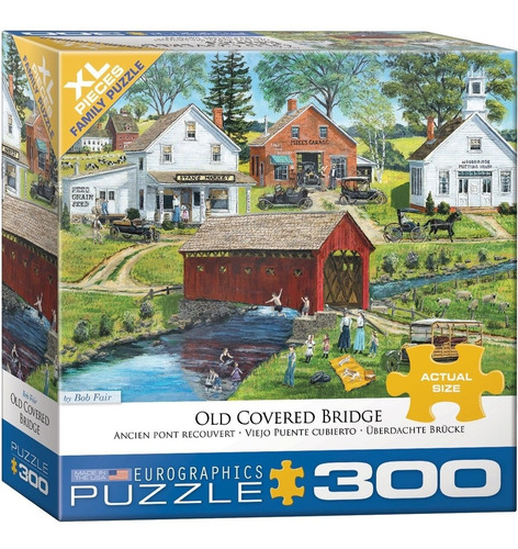 Puzzle De 300 Piezas Xl Old Covered Bridge - Eurographics  