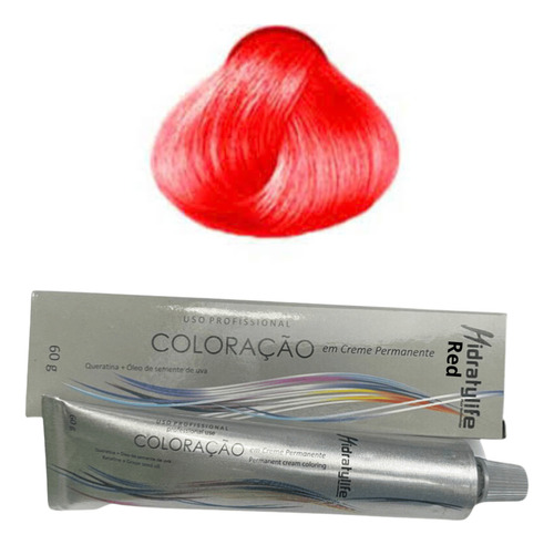 Tinta Cabelo Vermelho Red Coloração Hidraty / Mairibel 60g