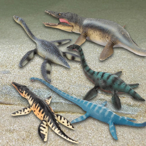 Figuras Prehistóricas De Animales Marinos De Juguete De 5 Pi