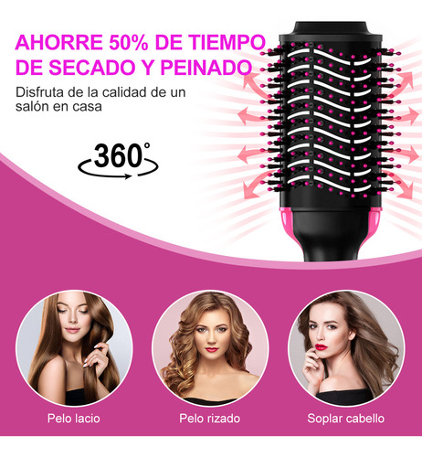 Escova E Modelador Elétricos Ionic Comb 1200w 2 Em 1