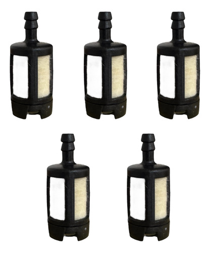 5pzs Filtro De Gasolina Universal Desbrozadora 43cc 52cc V&d