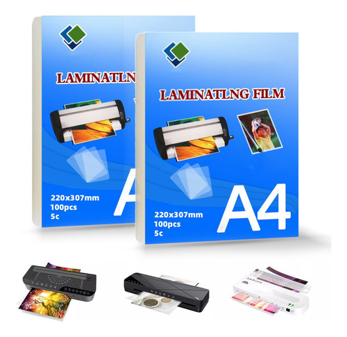 / 200 Pzs Micas Termicas A4 Tamaño Carta Protectores De