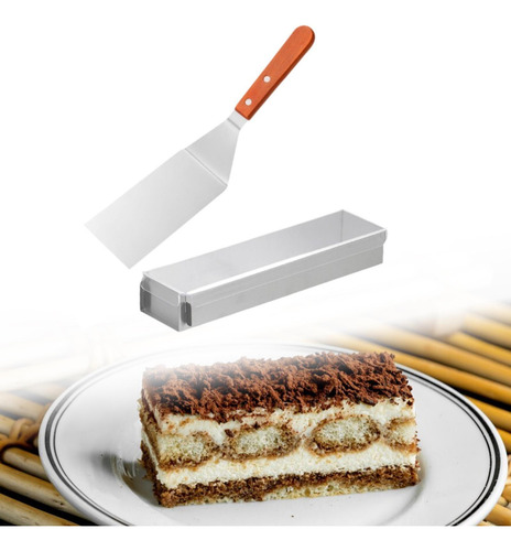 Molde Rectangular Para Tartas De Acero Tapa De Acero Corta