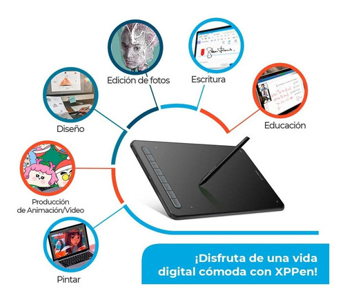 Imagen 5 de 10 de Tabla Digitalizadora Xp-pen Deco M Dibujo Profesional