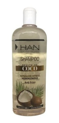 Han Shampoo Aceite De Coco X500ml Limpieza Profunda