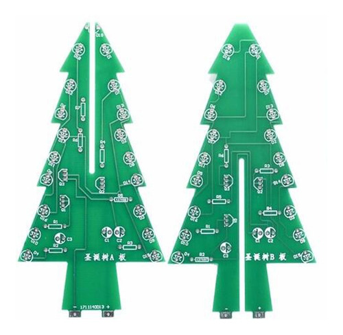 Imagen 11 de 11 de Kit De Flash Led Colorido De Árbol De Navidad Rgb +