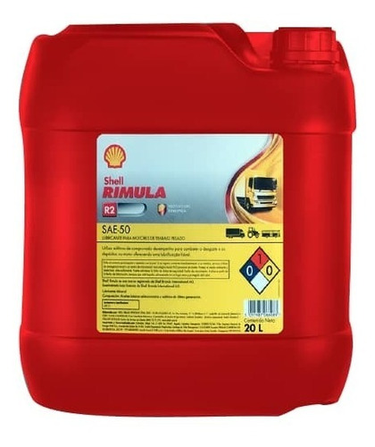 Aceite Diesel 50 Shell Rimula Paila 20lts 
