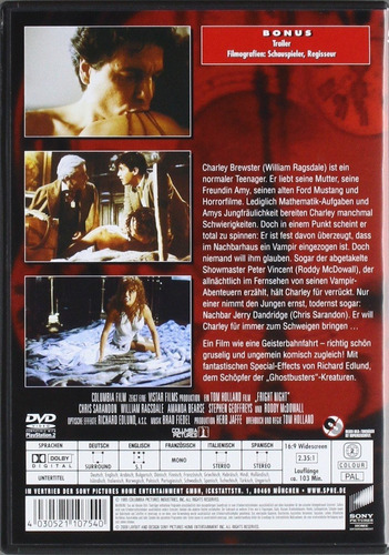 Dvd Fright Night / La Hora Del Espanto