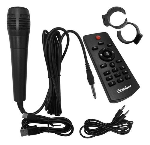 Parlante Portátil Karaoke Party 800 Bluetooth Led+micrófono