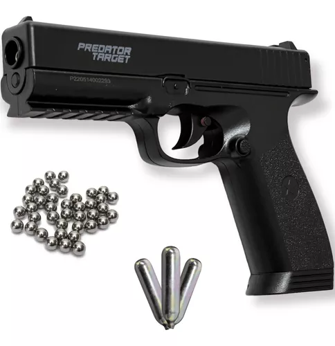 Pistola Aire Comprimido Balines Metal Co2 Replica Glock 18