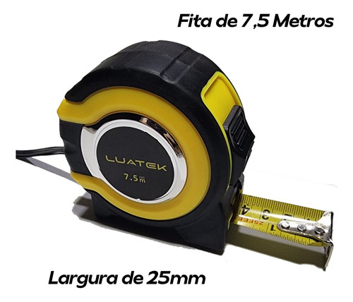 Trena Emborrachada Com Trava 7,5mt X 25mm Hammer