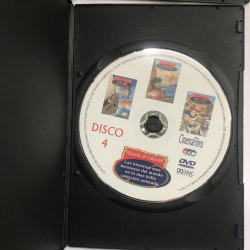 Infantil - 12 Películas De Colección - Dvd 4 Discos (Usado)
