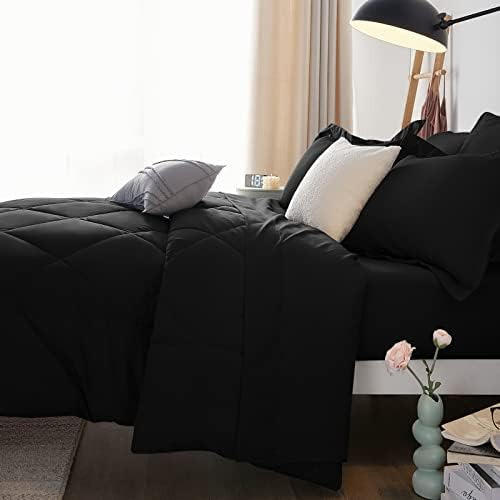 Juego De Edredón Queen Con Sábanas De 7 Pz -cozylux