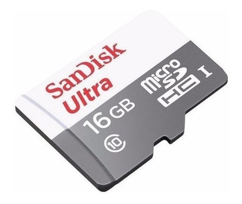 Memoria Micro Sd Uhs-i 16gb Clase 10 Sandisk Ultra 80mbps