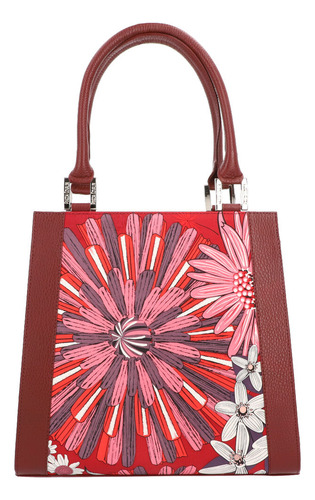 Bolsa Yaab Vino Herbolaria Flores Color P/vrojo