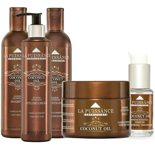 La Puissance Kit Coconut Oil Coco Cabello Reseco Local