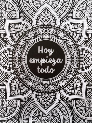 Cuaderno Anillado Hojas Rayadas Frases Colores - Caissa