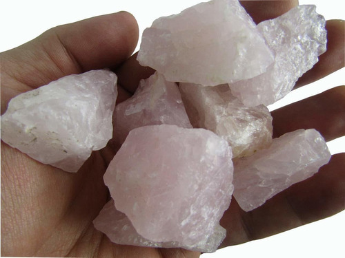 Piedras En Bruto De Cuarzo Rosa Natural De 12 Lb 0.75  ...