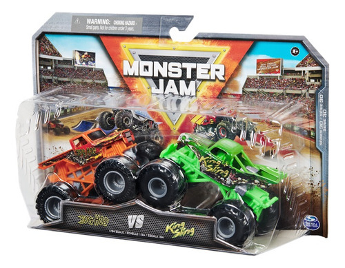 Monster Jam Juguete Autos Bog Hog Vs King Sling