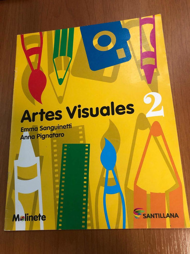 Libro Artes Visuales 2 - Santillana - Como Nuevo - Oferta