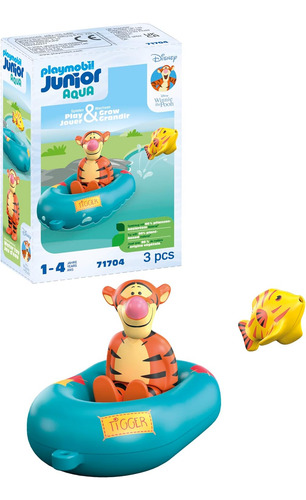 Playmobil Junior 71704 Paseo En El Bote Flotador De Tigger